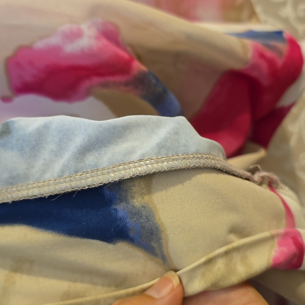 Alfani Pink and Blue Floral Blouse - Picture 6 of 6